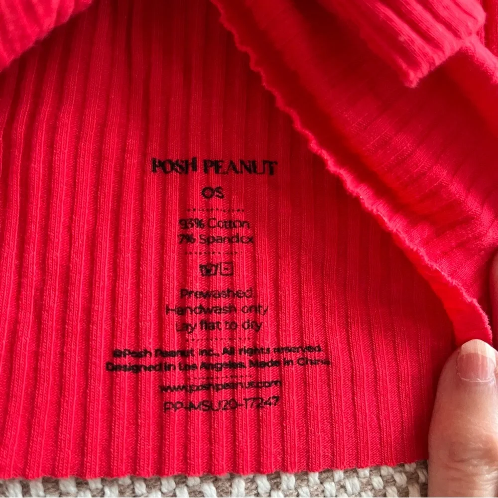 Posh Peanut Molly Hat Head Wrap with Bow Red